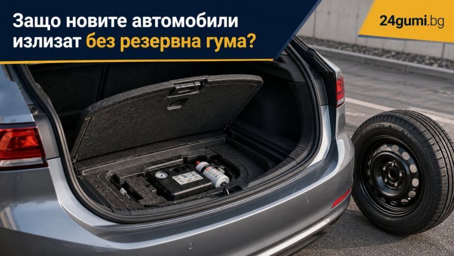 Защо новите автомобили са без резервна гума?